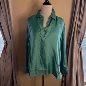 NWT Ann Taylor Studio 100% Silk Shirt